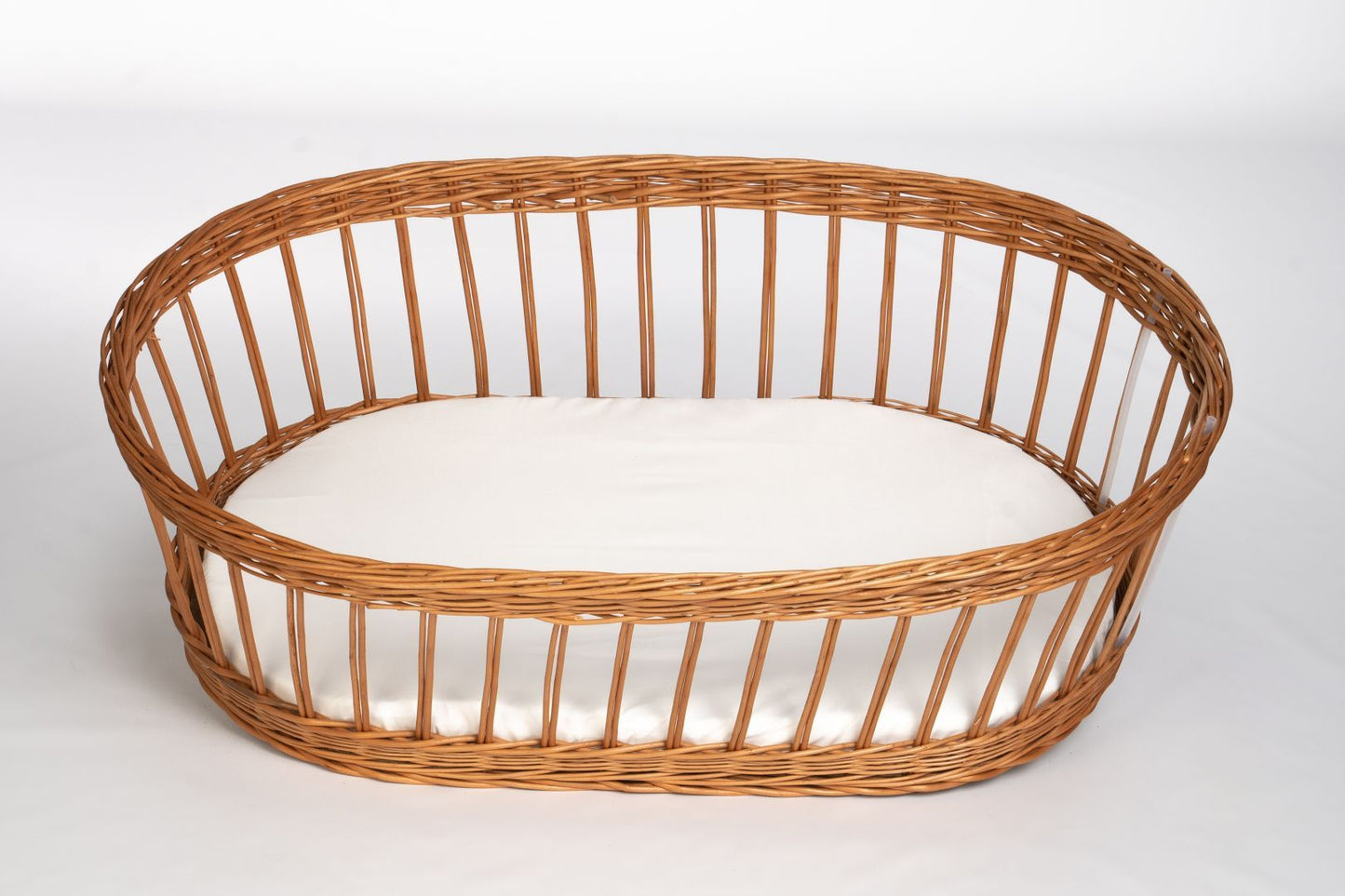 Baby-Spannbettlaken aus Bio-Baumwolle (oval)