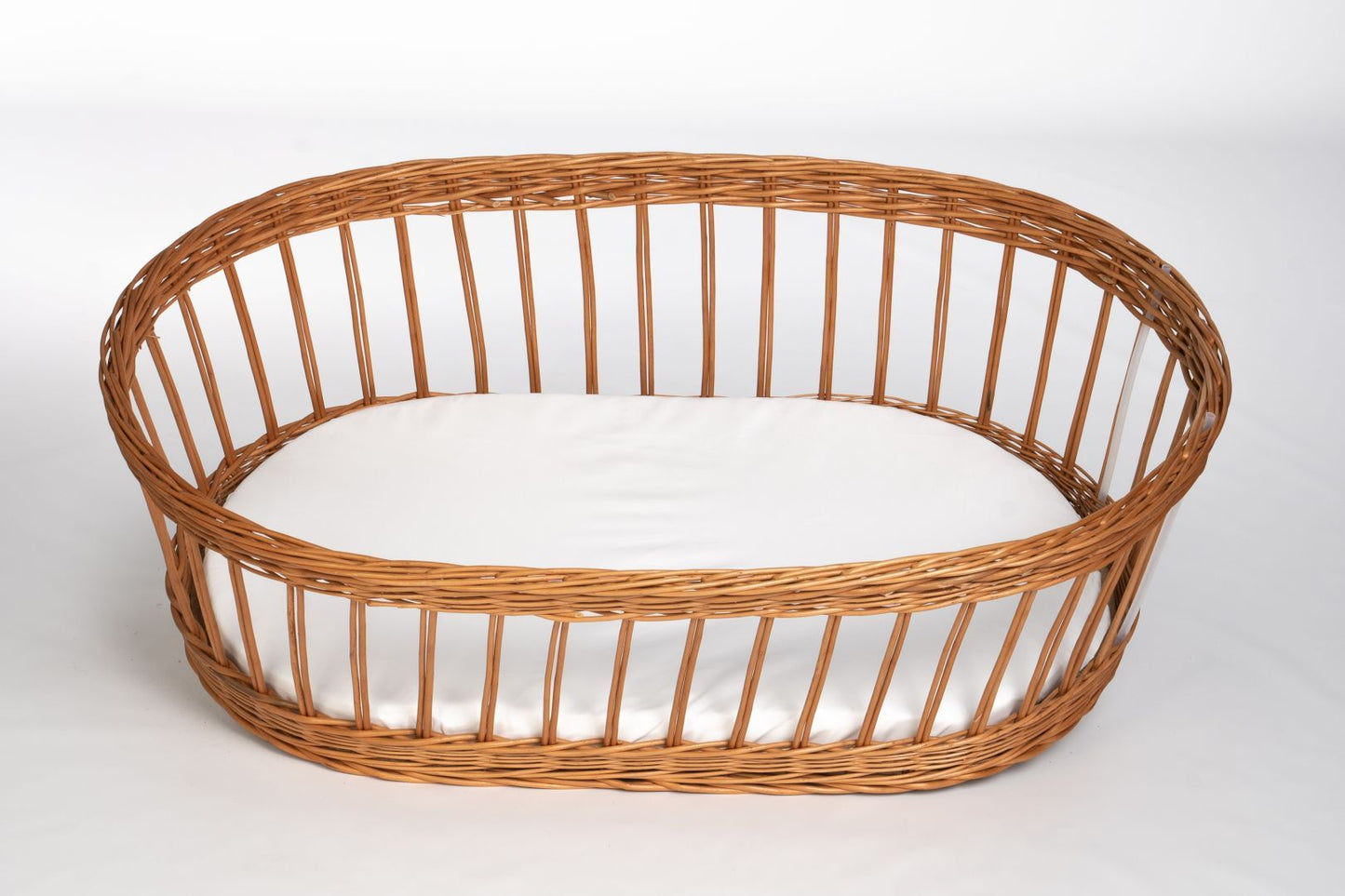 Baby-Spannbettlaken aus Bio-Baumwolle (oval)