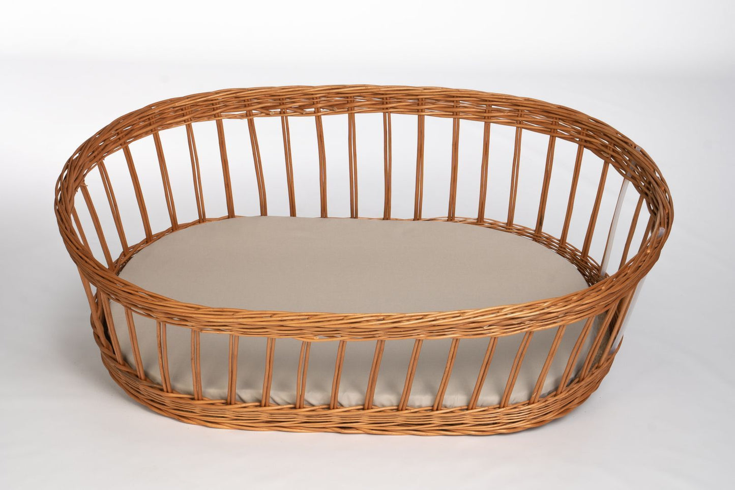 Baby-Spannbettlaken aus Bio-Baumwolle (oval)