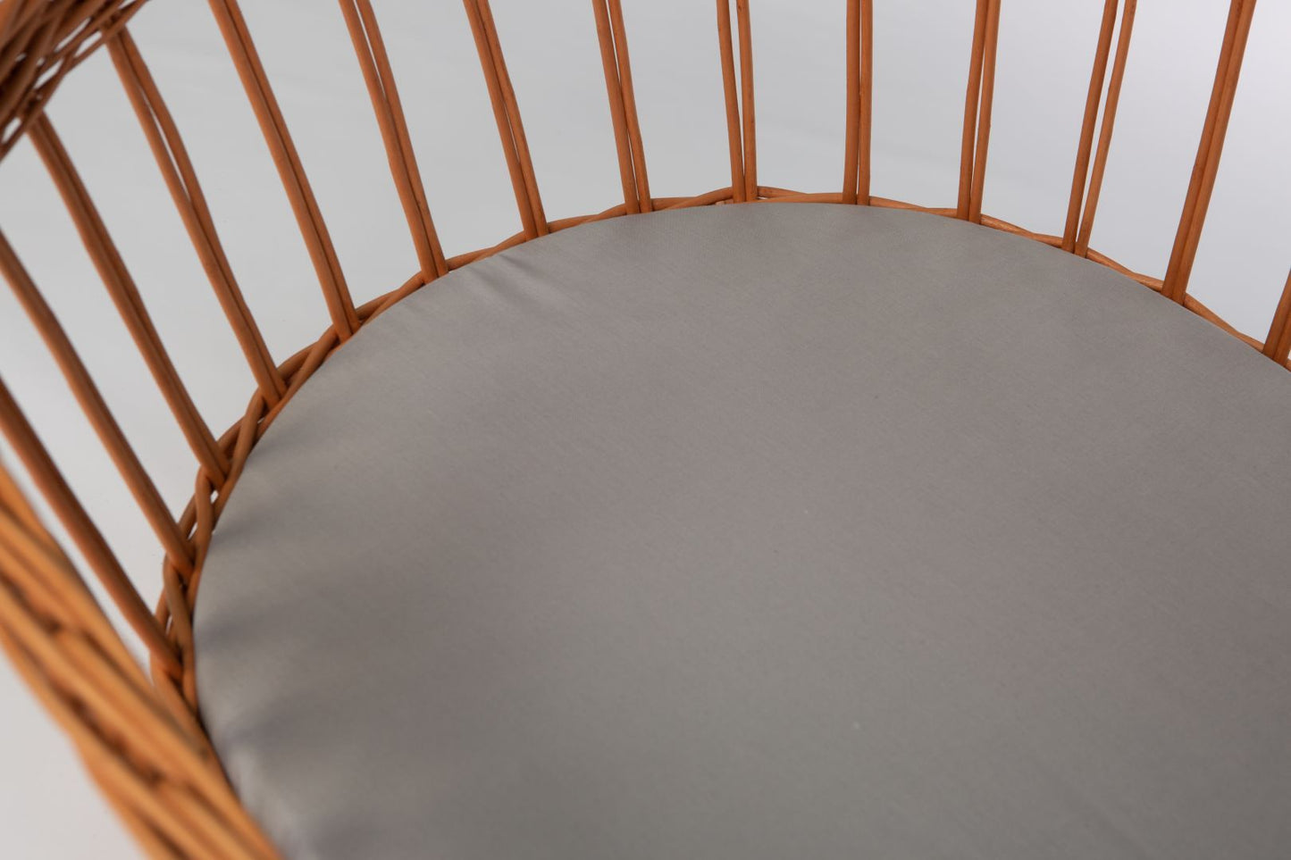 Baby-Spannbettlaken aus Bio-Baumwolle (oval)