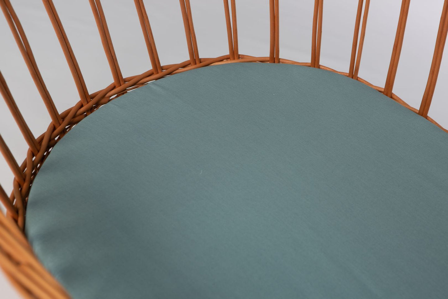 Baby-Spannbettlaken aus Bio-Baumwolle (oval)