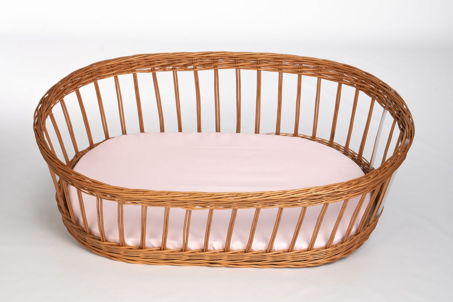 Baby-Spannbettlaken aus Bio-Baumwolle (oval)