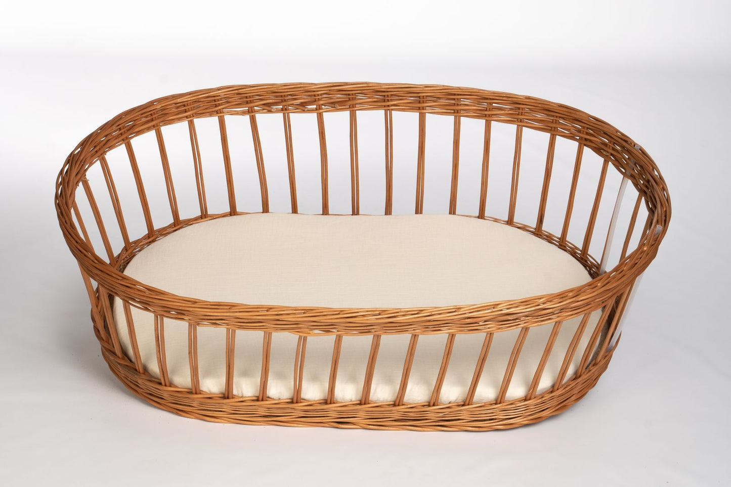 Baby-Spannbettlaken aus Bio-Baumwolle (oval)