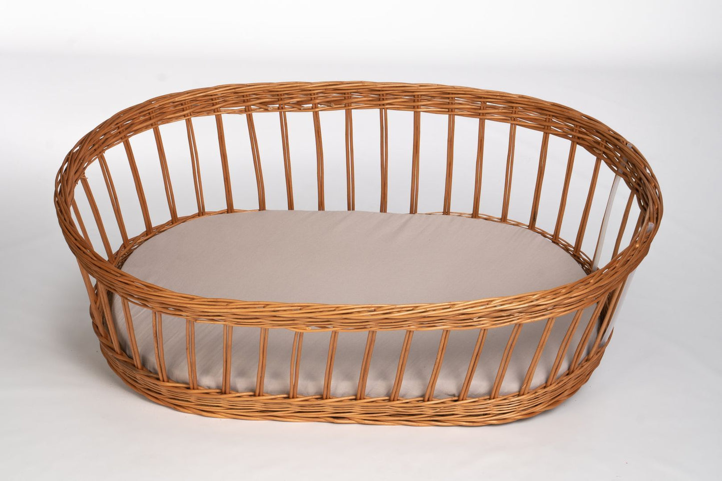 Baby-Spannbettlaken aus Bio-Baumwolle (oval)