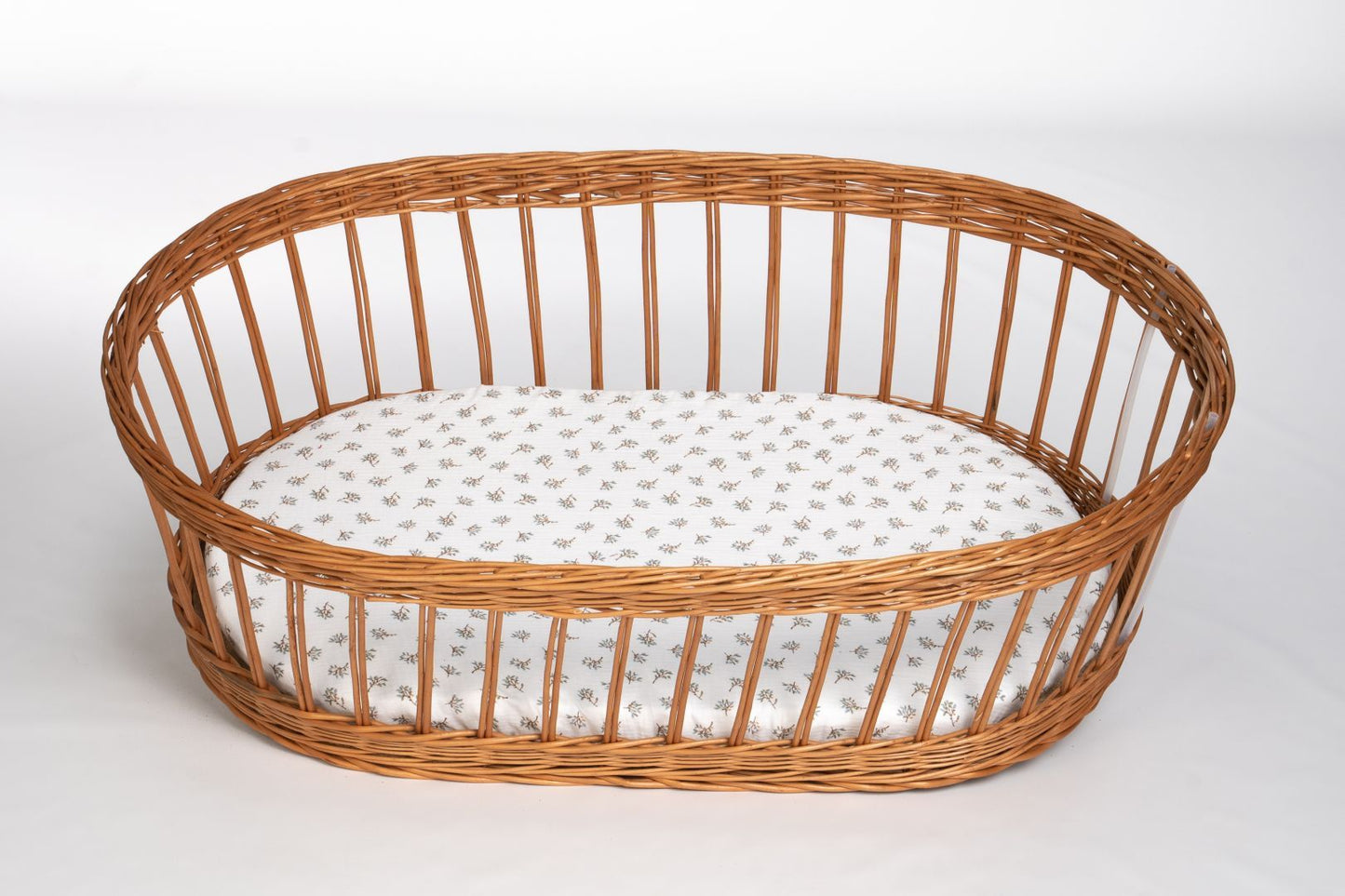 Baby-Spannbettlaken aus Bio-Baumwolle (oval)