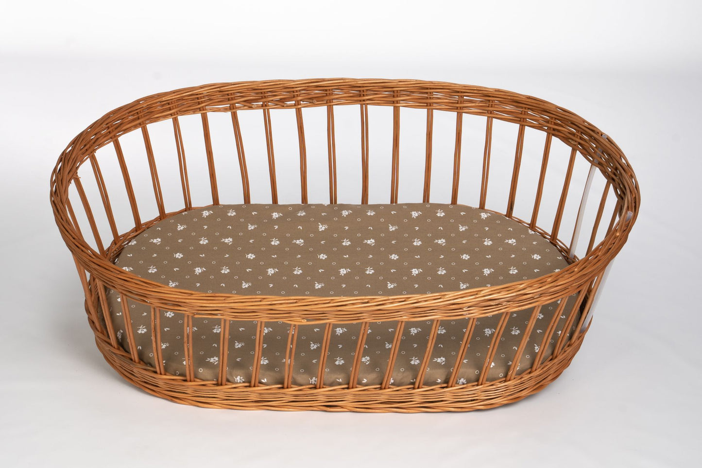 Baby-Spannbettlaken aus Bio-Baumwolle (oval)