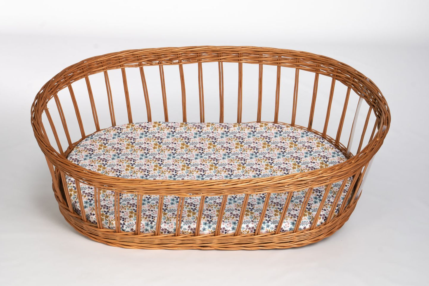 Baby-Spannbettlaken aus Bio-Baumwolle (oval)
