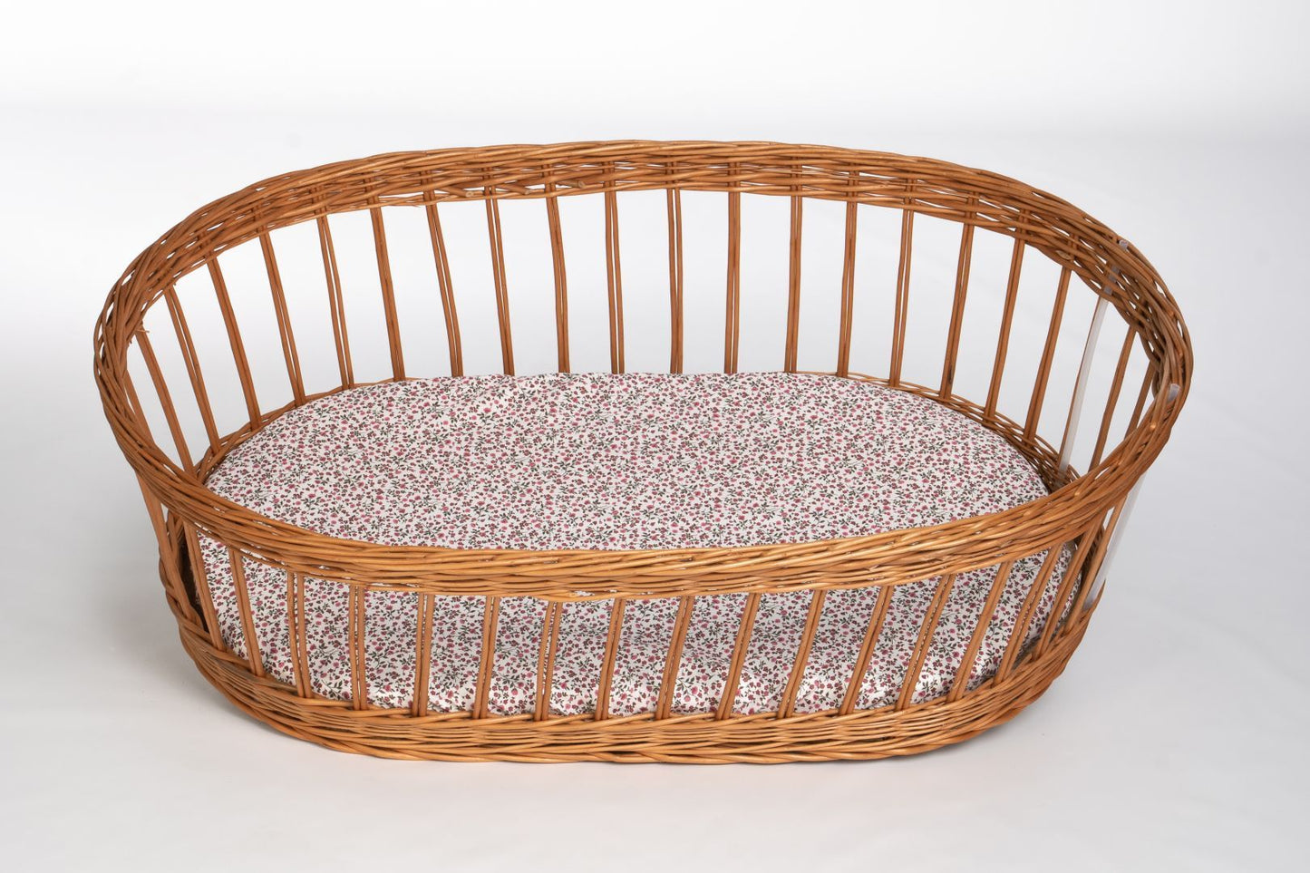 Baby-Spannbettlaken aus Bio-Baumwolle (oval)