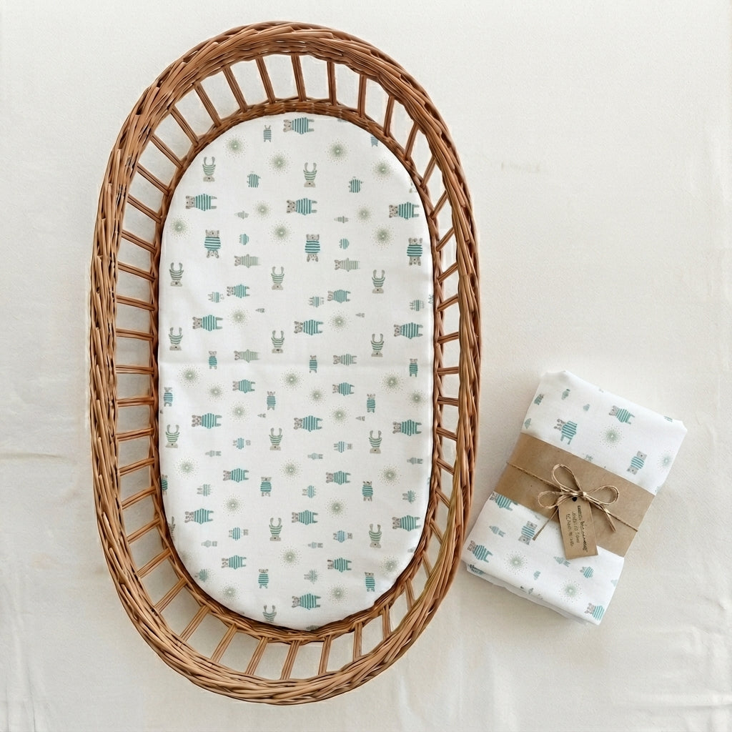 Fitted sheet oval