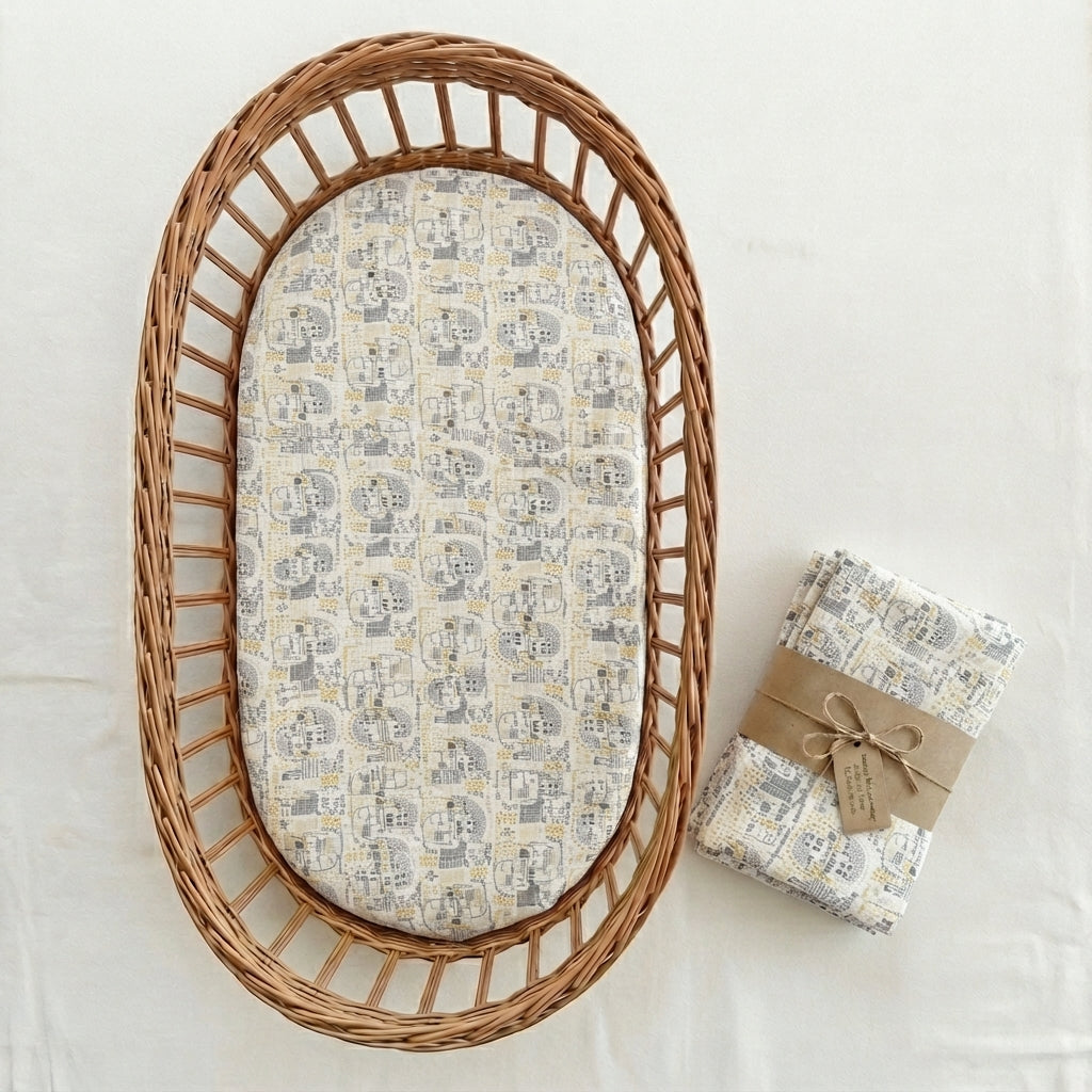 Fitted sheet oval