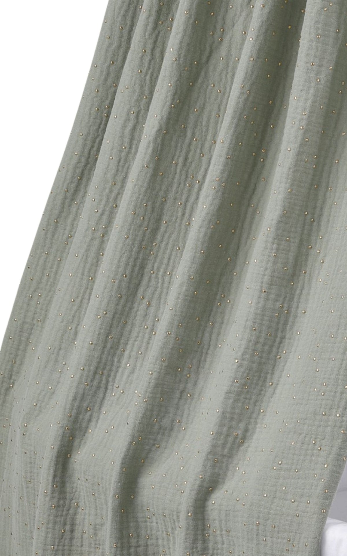 Himmel für Stubenwagen und Wiege in Khaki-gold (Musselin) – MIONIDO