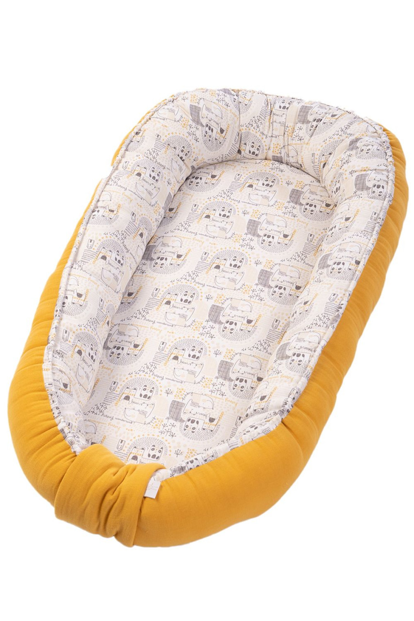 Babynest Little wonderland gelb