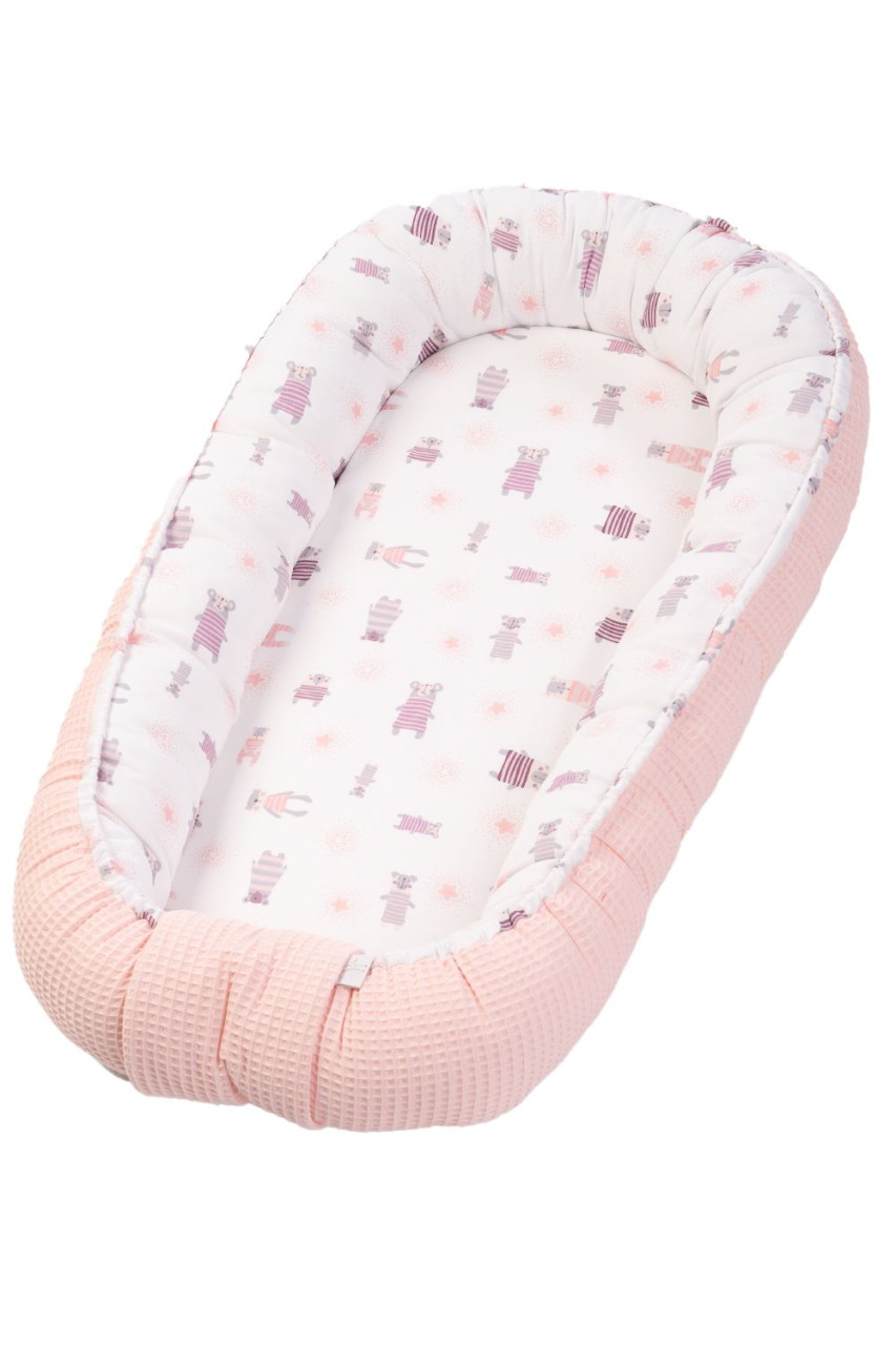 Babynest Pyjamabär rosa